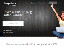 Tablet Screenshot of blogminds.com